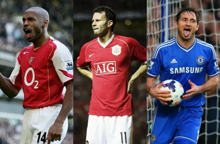 Giggs, Henry, Gerrard, Lampard Top 10 legends ready for EPL Hall of  Fame